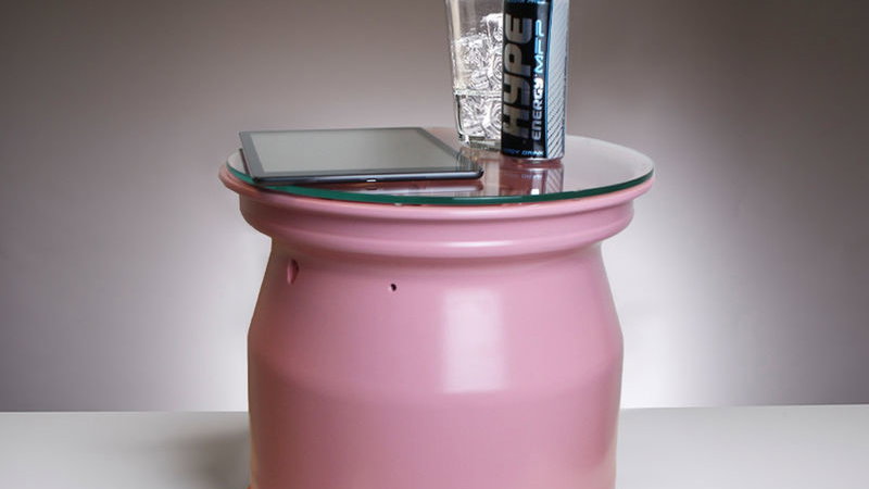 Pink Force India coffee table